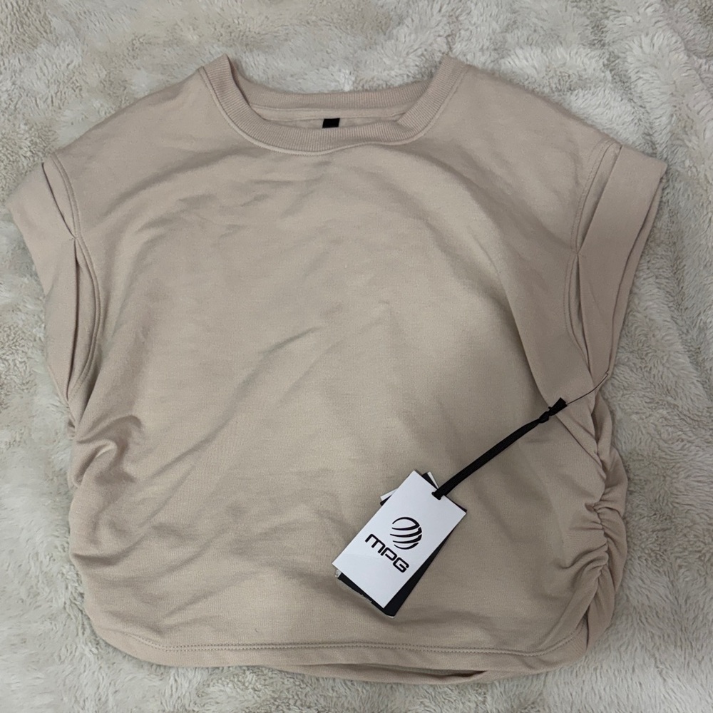 NWT MPG Sleeveless Sweatshirt